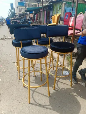 Kitchen Counter High Stools or Bar Stools, Black Velvet 