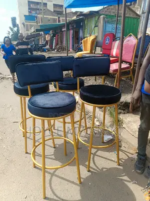 Kitchen Counter High Stools or Bar Stools, Black Velvet 