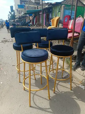 Kitchen Counter High Stools or Bar Stools, Black Velvet 