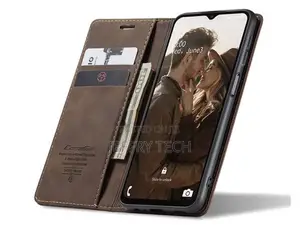 Wallet Case With Stand for Samsung Galaxy A13 4G - Chocolate