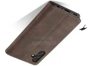 Wallet Case With Stand for Samsung Galaxy A14 - Chocolate