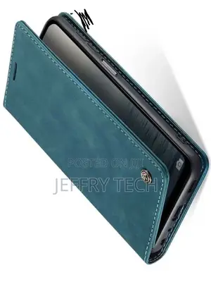 Leather Wallet Case With Stand for Samsung Galaxy A14 - Teal