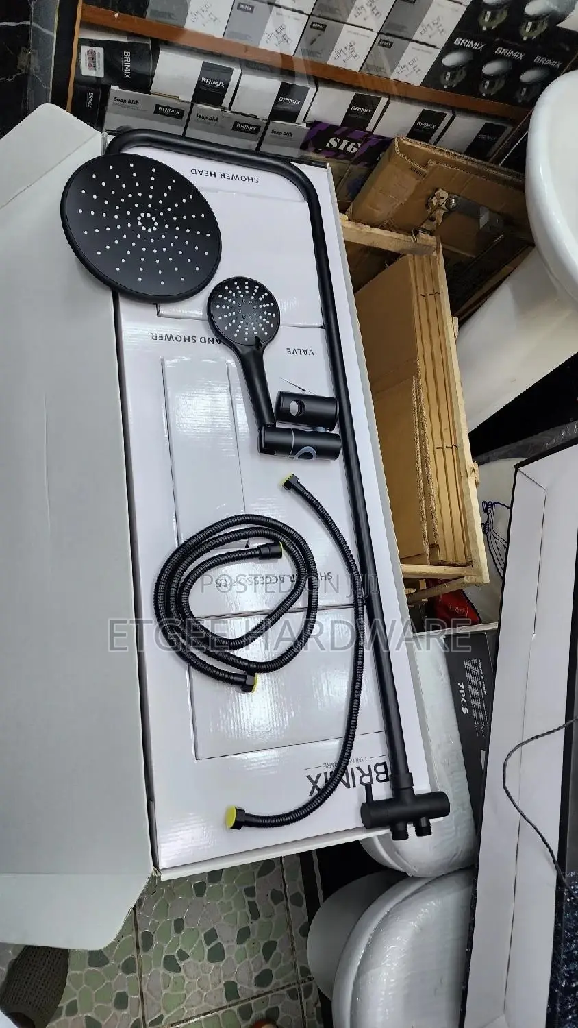 Shower Riser Without Mixer