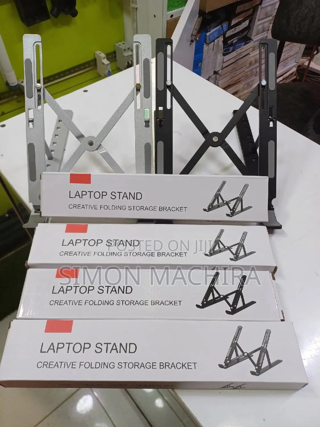 Metallic Laptop Stand