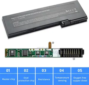 Ot06xl Ot06 Laptop Battery for HP 2710P 2730P 2740P 2740W