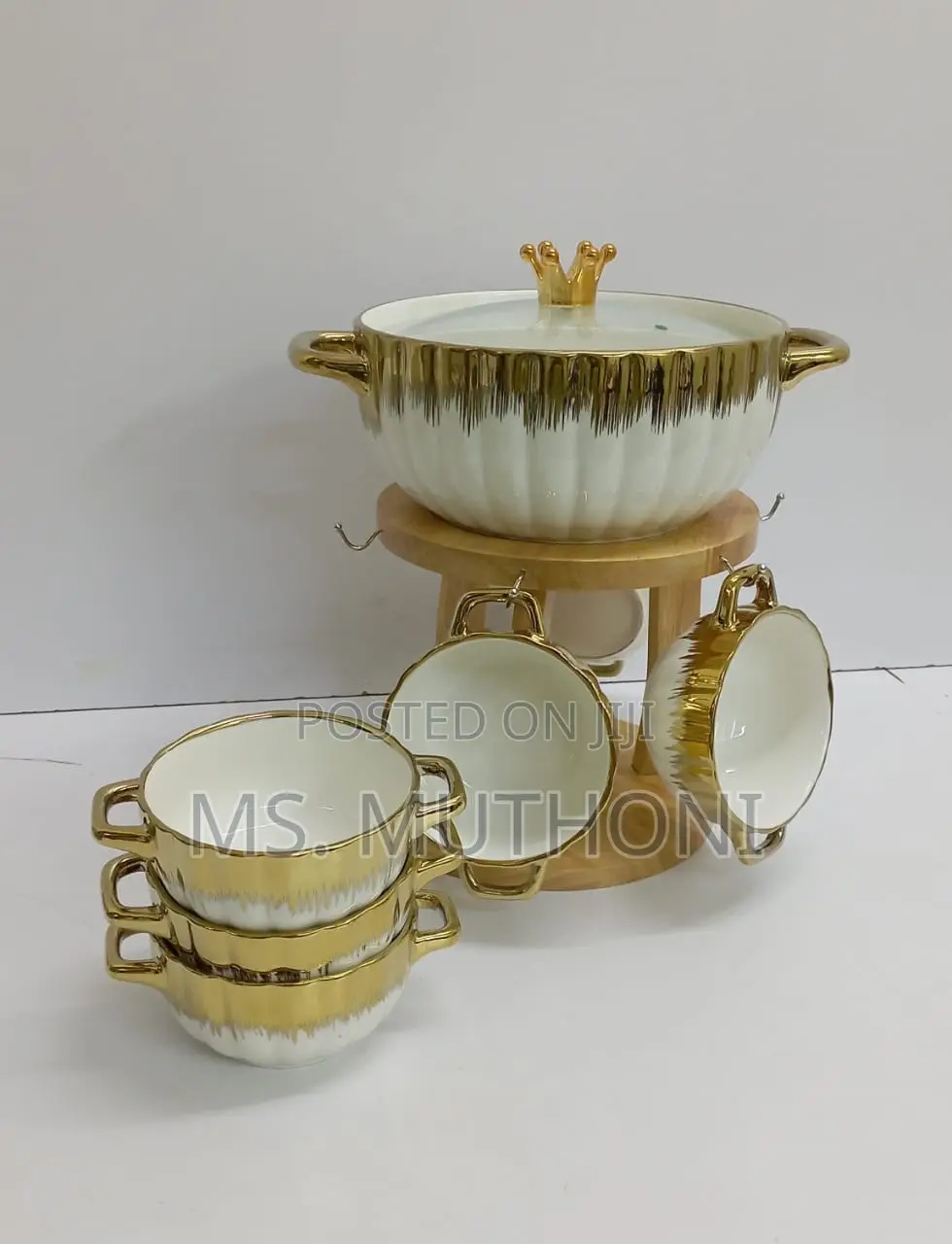 Seven PCS Soup Tureen Set*