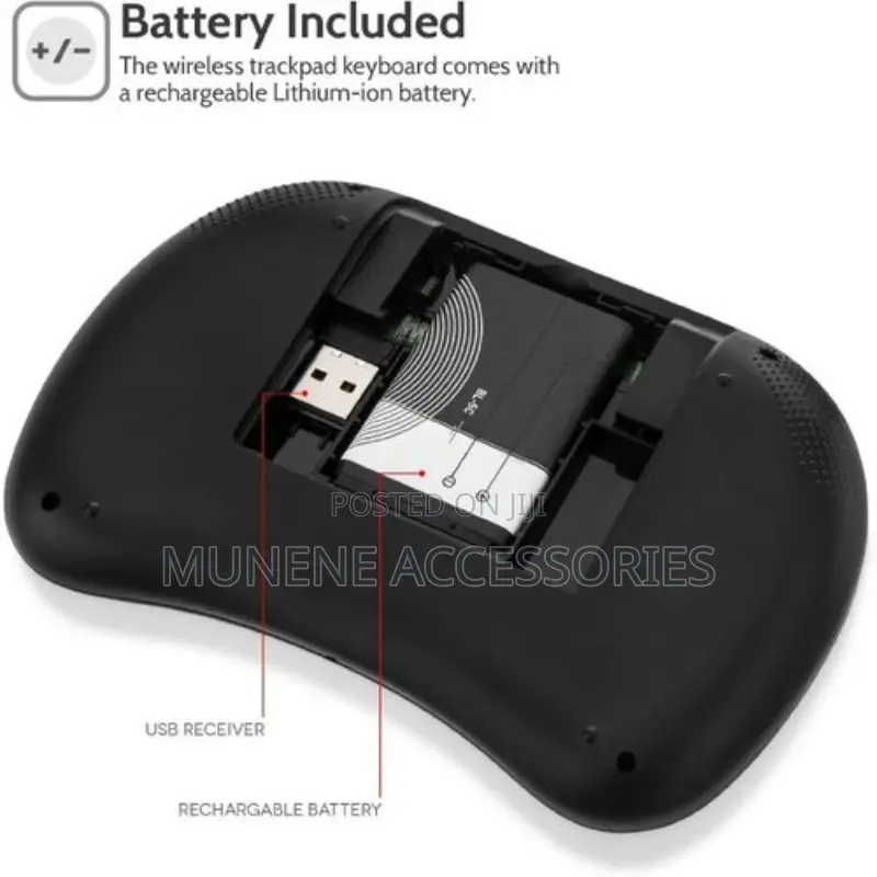 Recharge Mini Wireless Bluetooth Keyboard Touchpad Backlit