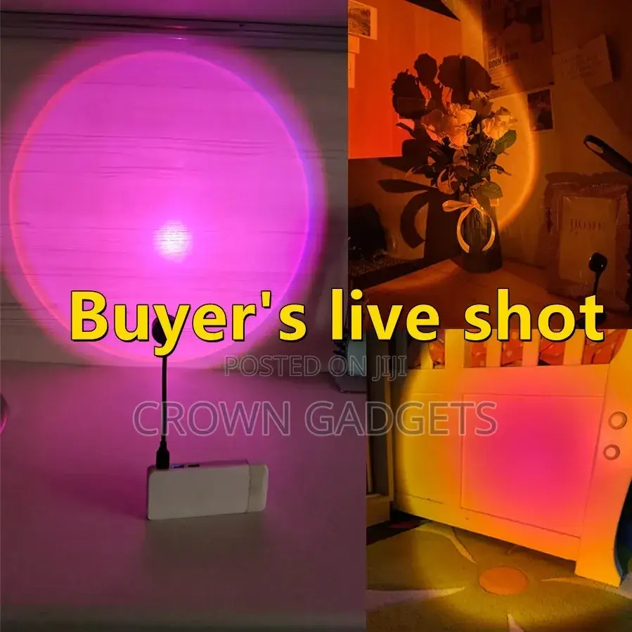 16 Colors Sunset Lamp Projection Led Lights