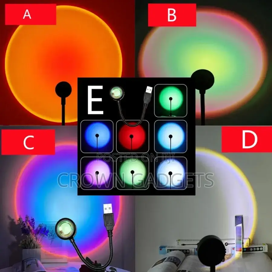 16 Colors Sunset Lamp Projection Led Lights