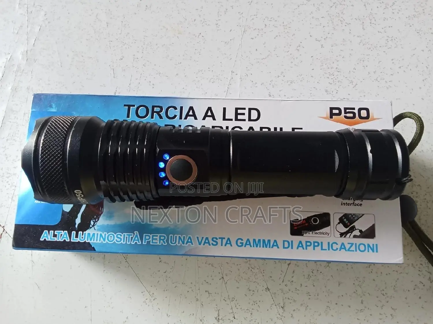 Torch, Flashlight, Rechargeable Torch