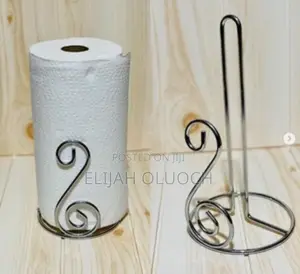 Heavy Stainless Steel Metallic Kitchen Towel Holder Stand