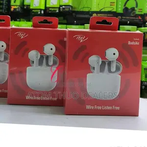 White Itel Buds Air Earbuds