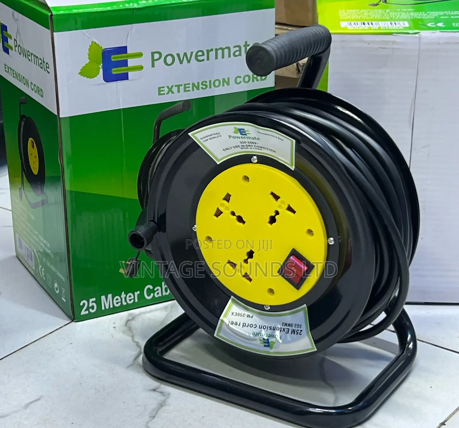 Extension Reel 25 Meter 2.5mm 3 CORE Cable