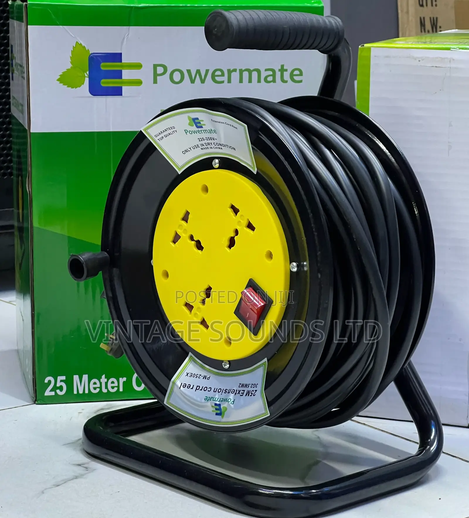 Power Extension Reel 25 Meter 1.5mm 3 CORE