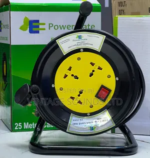 Power Extension Cables 1.5mm 3-Core Extension Reel 25 Meters
