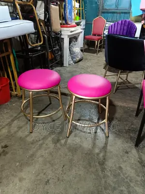 Pedicure Stools, Pink 