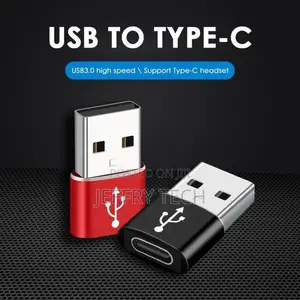 Mini Type-C Female to USB 3.0 Male Adapter Data-Black