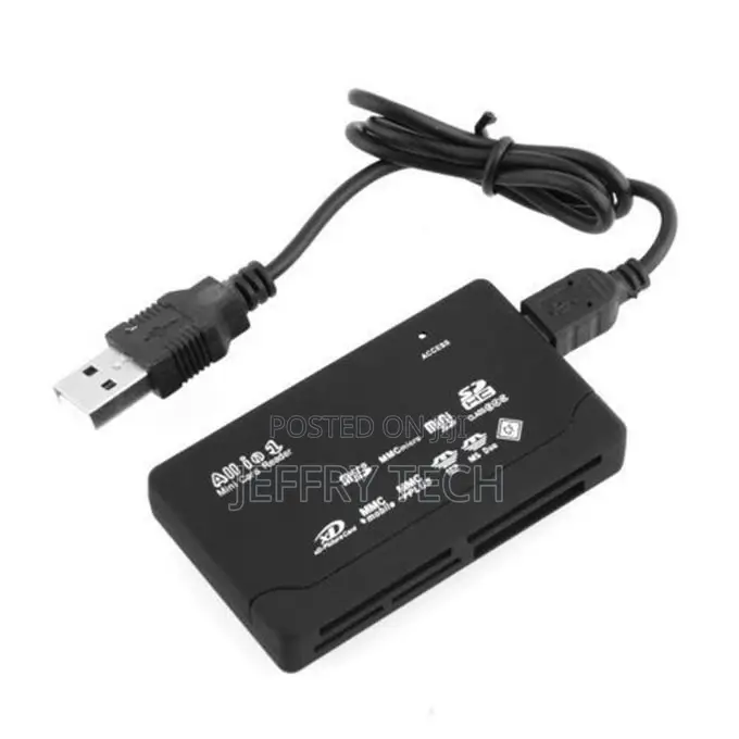 All in 1 Card Reader Adapter SD TF CF MS Micro (M2) USB 2.0-