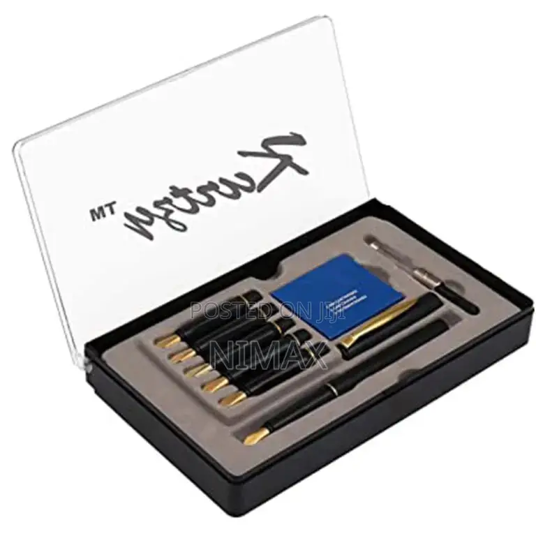 Calligraphy 6 Pen Set With Ink
