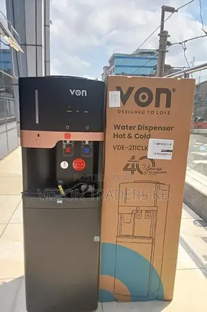 Von VDE-211CLK Electric Cooling Dispenser - Matte Black