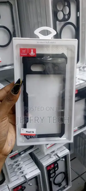 RIGGEAR Shockproof Armor Back Cover Case for Google Pixel 7A
