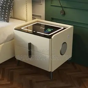 Smart Bedside Lamp Wireless Charging LED Lights Speakers