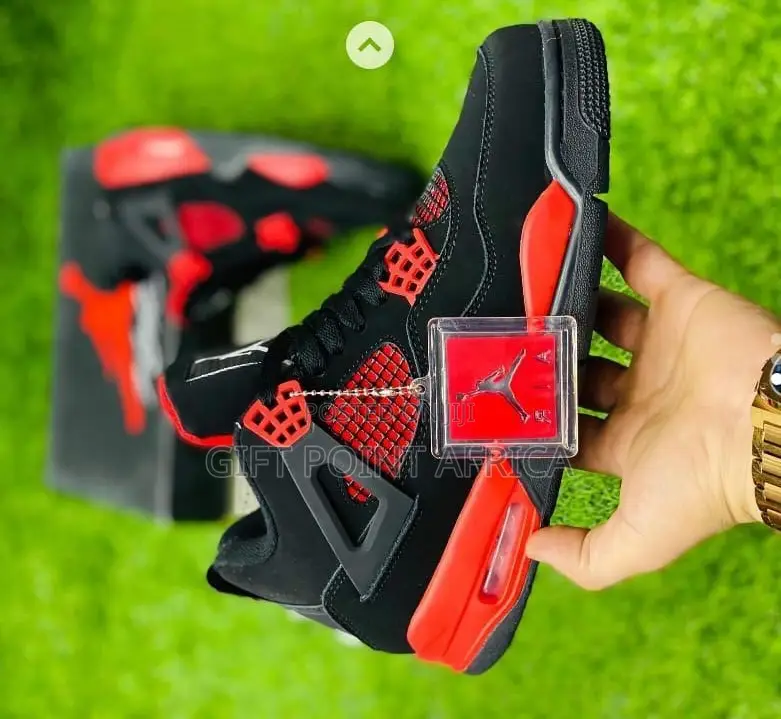 Jordan 4 Thunder Red Sneakers