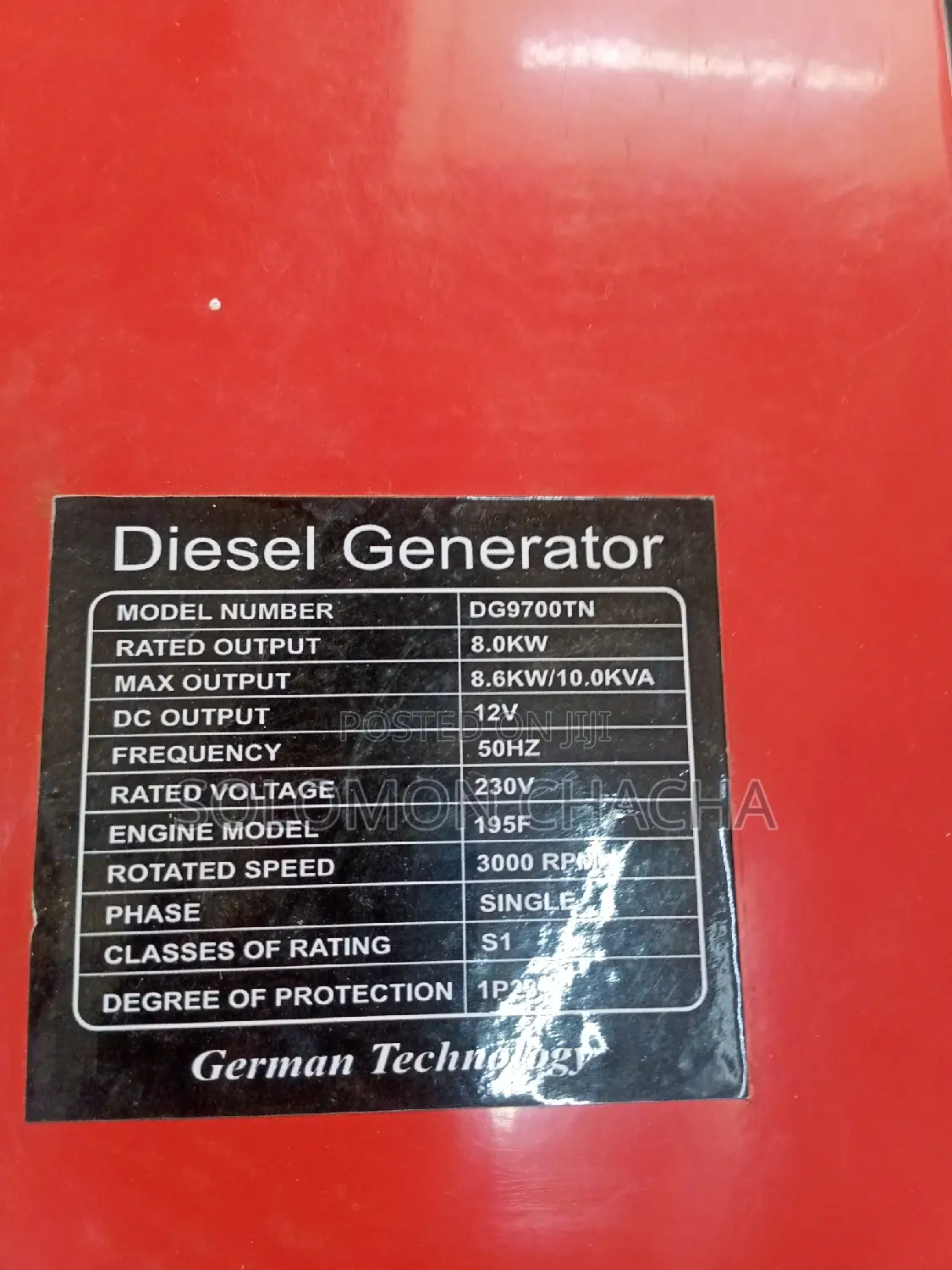 Girasol 10kw With ATS Deisel Generator Germany