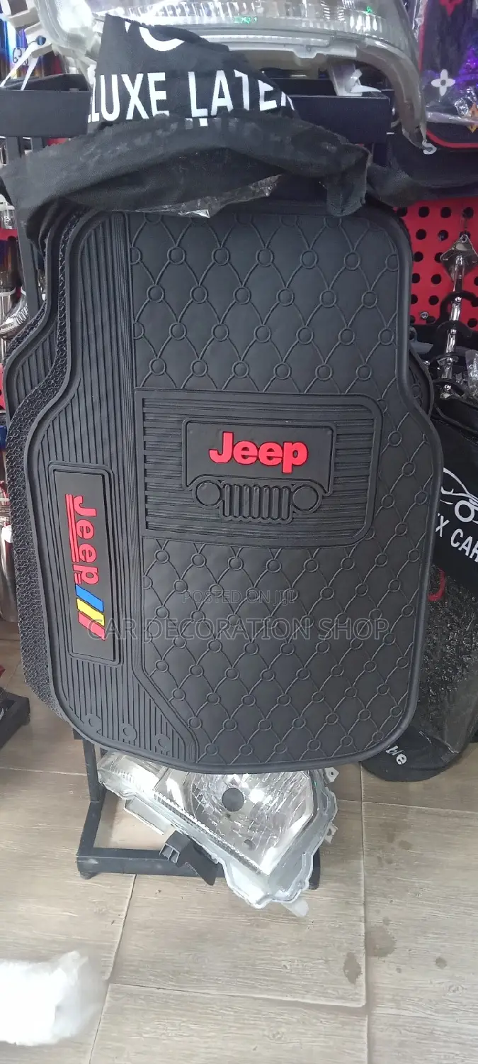 5pc Jeep Rubber Floor Universal Mats