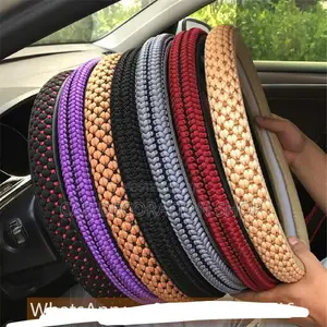 Different Colors Thread Knitted Steering Wheel