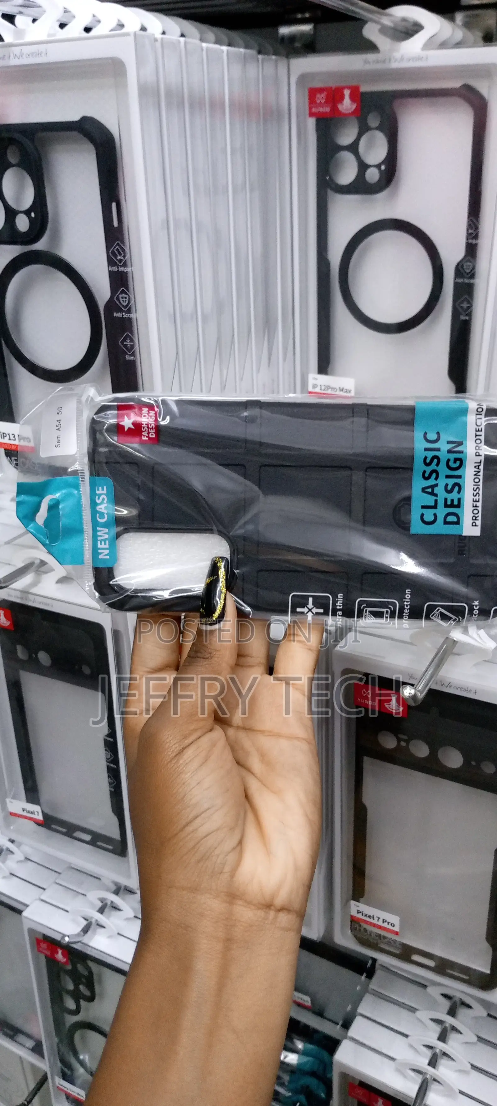 AMOKI Samsung Galaxy A54 Rugged Shield Hybrid TPU