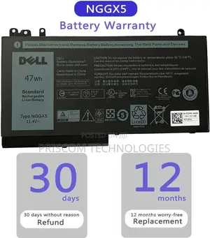 NGGX5 Laptop Battery for Dell Latitude JY8D6 954DF 0JY8D6