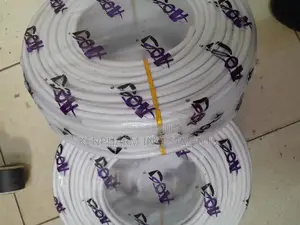 2.5mm Flexible Cable; 3 Core White Sheathed