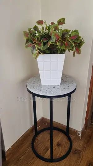 Powdercoated Metal,Round Side Table/Flower Table Stand