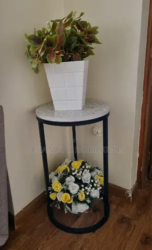 Powdercoated Metal,Round Side Table/Flower Table Stand