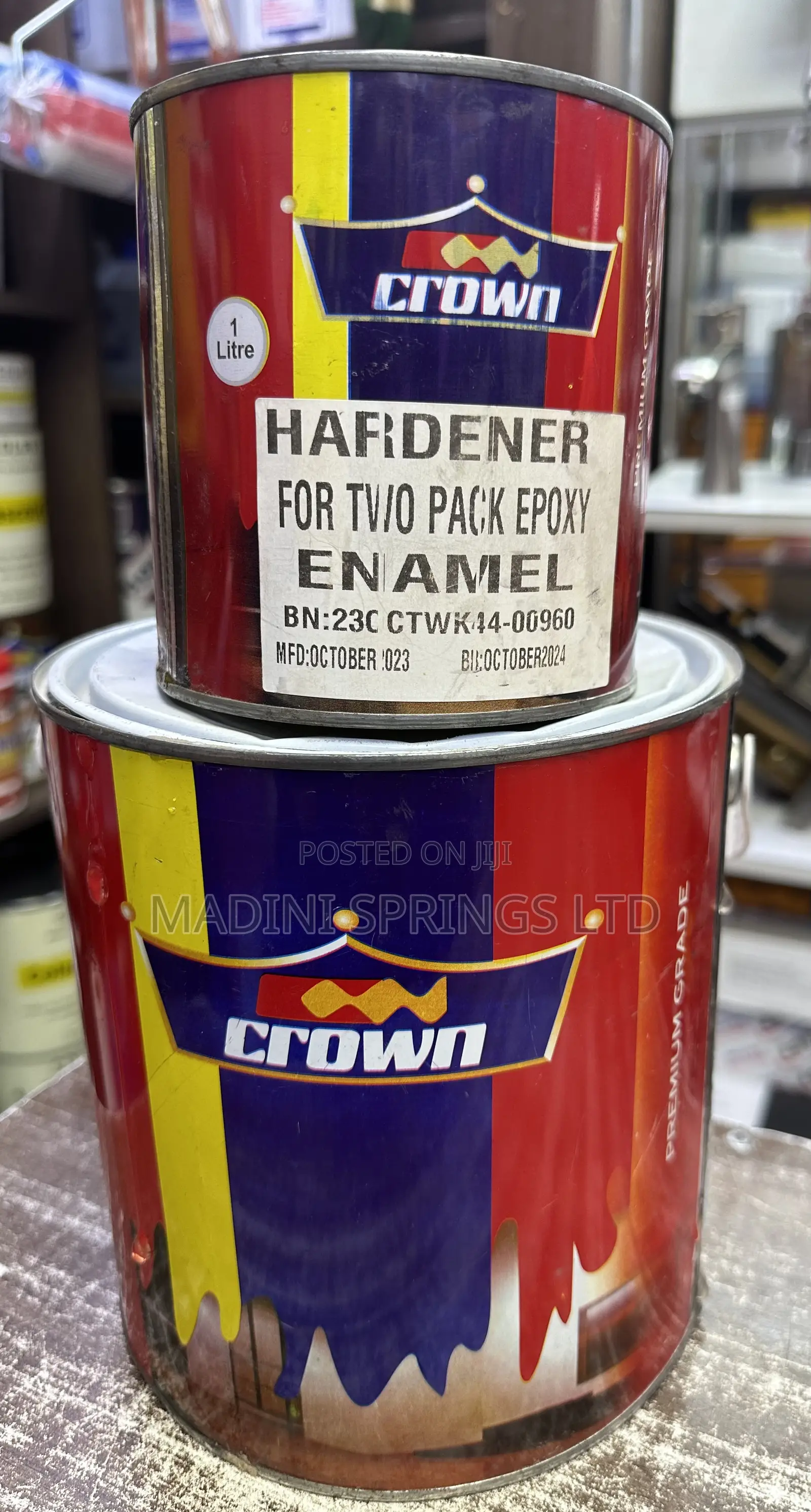 2-Pack Epoxy Floor Paints( Base and Catalyst, 4l)