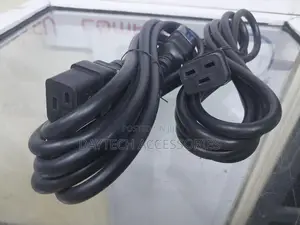 Computer Power Cord (C19 to C20 Plug) Black