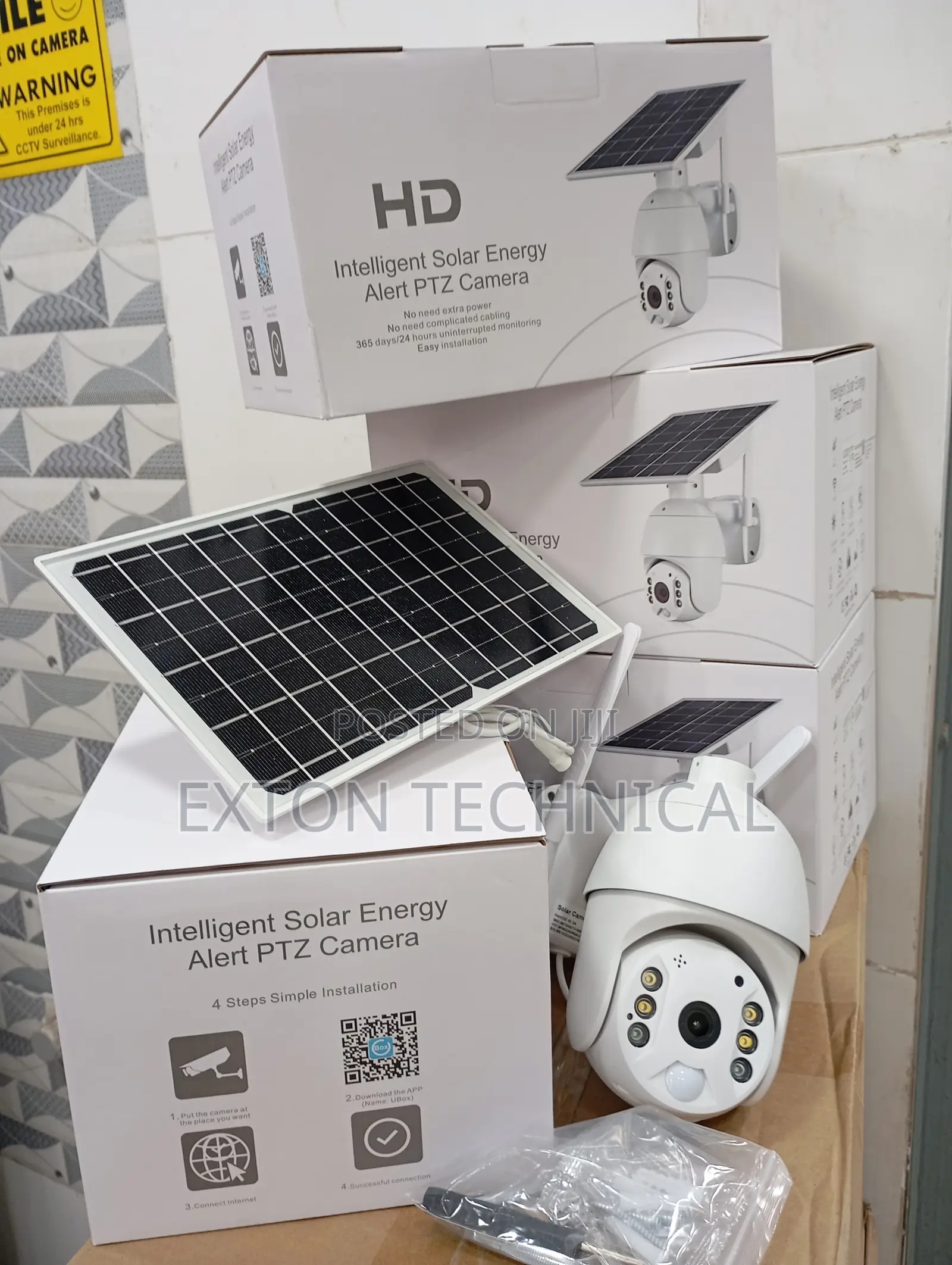 Quality 4G Solar Powered PTZ Ubox Camera 4G Ubox Solar