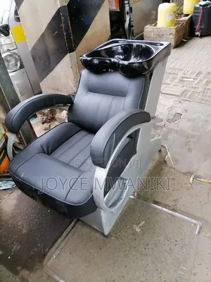 Sink Chair, Black Leather 