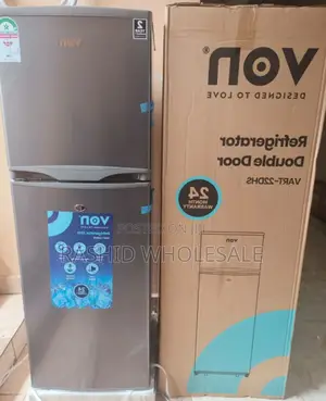 Von Bcd- 138litres. Von 138l Double Door Fridge