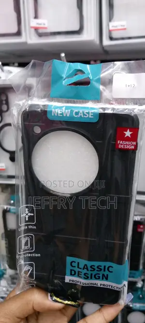 WERTOL Rugged Shield Case Oneplus 12 - Black Flexible TPU