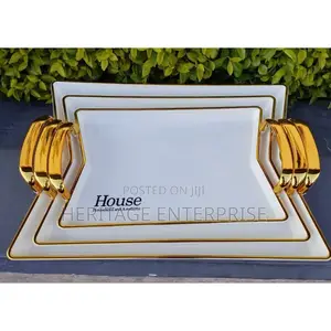 Tea Tray Set, House Tray.