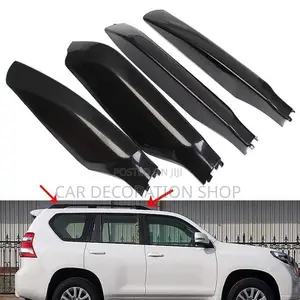 Prado Black Roof Rails End Covers (1pc)