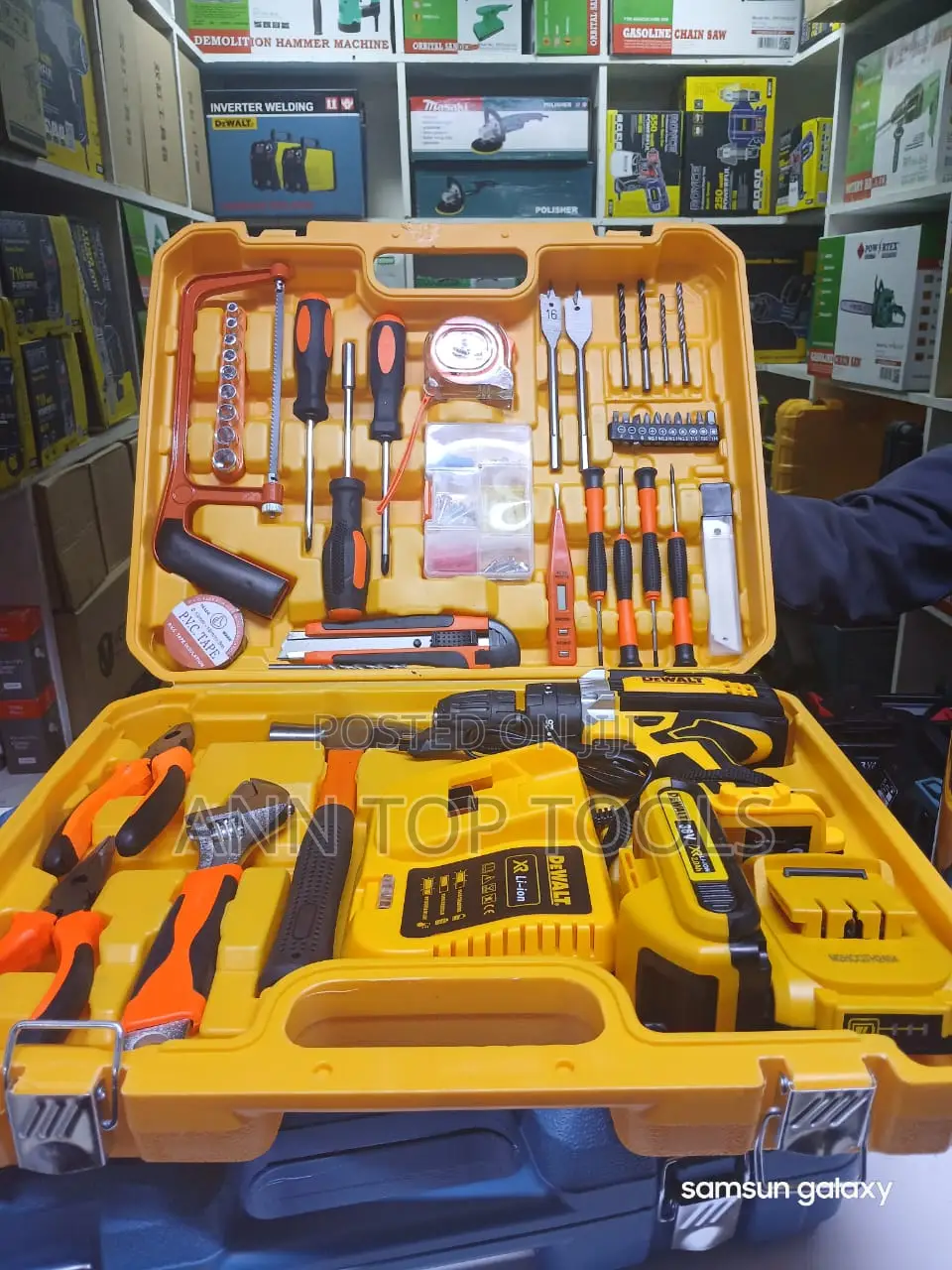 36 Volts Dewalt Cordless Toolkit