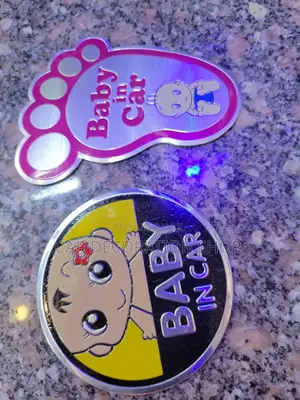 Baby in Car Different Body Stickers