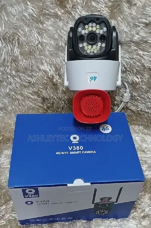 PTZ 4G V380 V380 PTZ 4G Camera 4G PTZ Camera With Siren New.