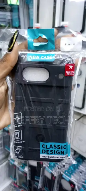 Anko-Rugged Shield Back Case for Google Pixel 8 - Black