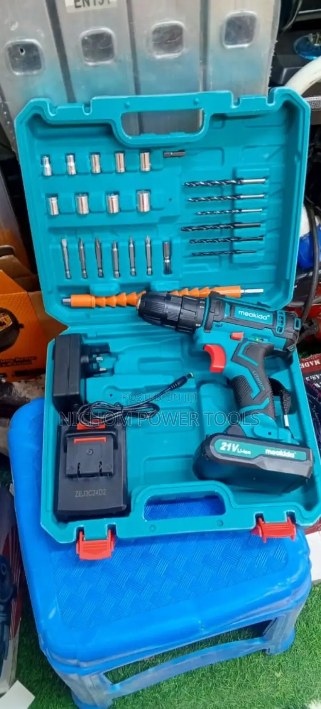 Durable Meakida 21v Cordless Drill/Rechargeable Drill