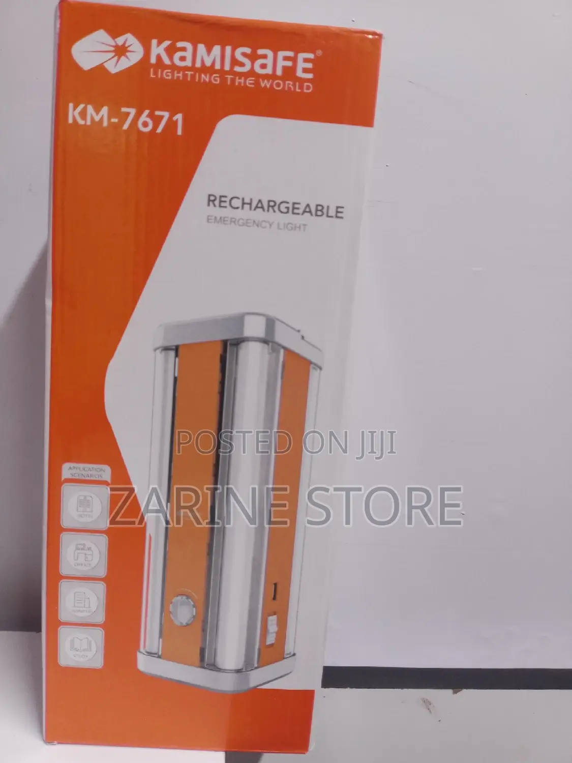 Kamisafe Rechargeable Light With Potary Switch 4000mah