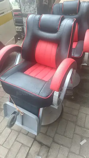 Black Red Barber Seat/ Executive Chair